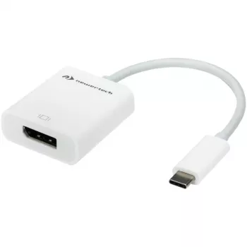USB adapteris, USB-C kištukas > DisplayPort lizdas (baltas, 11 cm) OWC