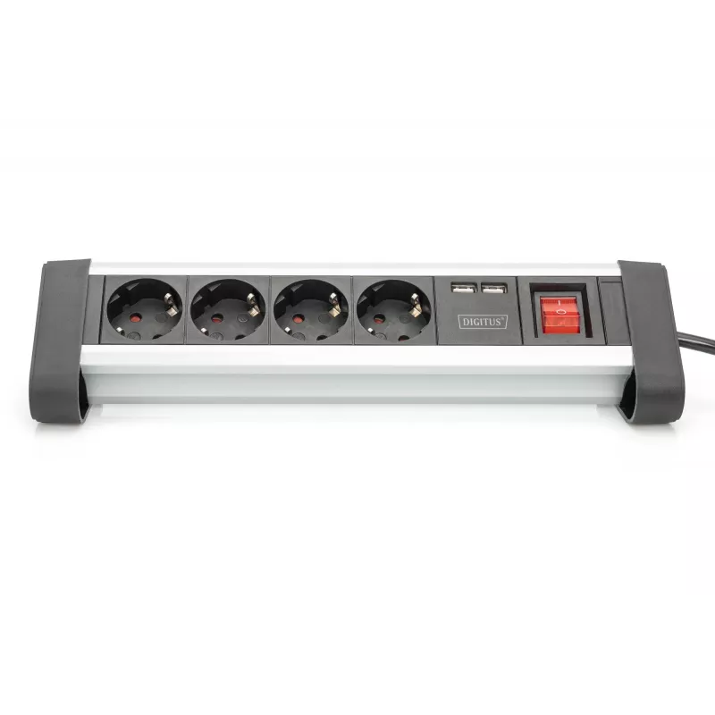 Daugializdis Digitus DA-70614 su 2x USB prievadais