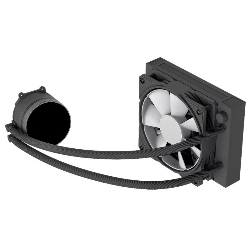 Gamemax ICEBURG 120 BK | 120 mm skysčio aušintuvas procesoriui | Juodas