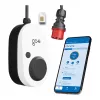 go-e Gemini flex 2.0 sieninis įkroviklis 11 kW Black White Type 2