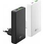 Goobay USB-C PD GaN dvigubas greitasis įkroviklis 90° plokščias 65 W baltas - 1x jungtis (75724)