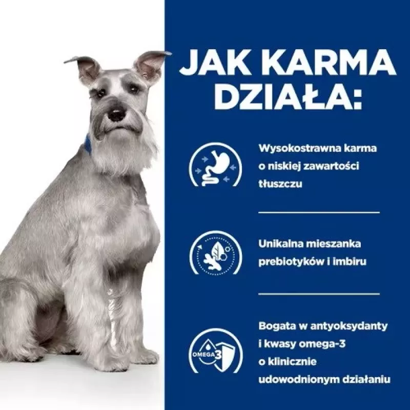 HILL'S Prescription Diet i/d Low Fat Stew su vištiena ir daržovėmis - šlapi šunų ėdalas - 354g