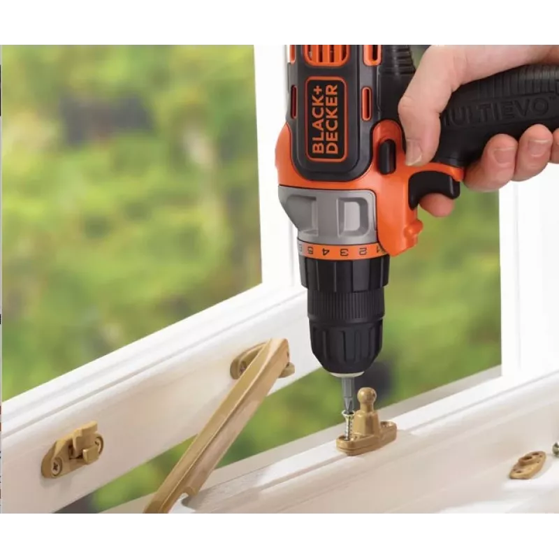 Black & Decker MT218KB gręžtuvas 800 aps./min. Juoda, Oranžinė 1.46 kg