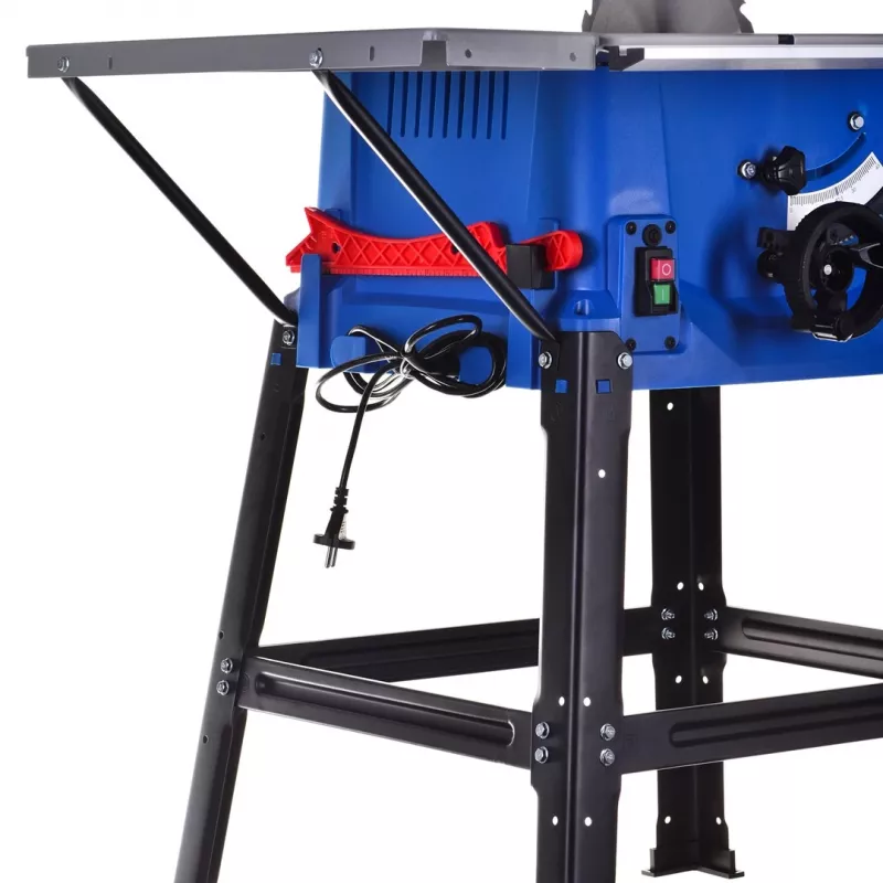 Diskinis pjūklas Scheppach HS100S Special Edition — 2000 W, 250 mm diskas, 85 mm pjovimo gylis, 0–45° kampas, sulankstomas stovas