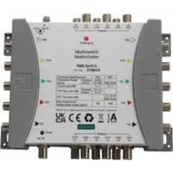 TRIAX TMS 5x12 C Kaskadinis multiswitch be NT 4SAT+1 antžeminis įėjimas 12 išėjimų 318614