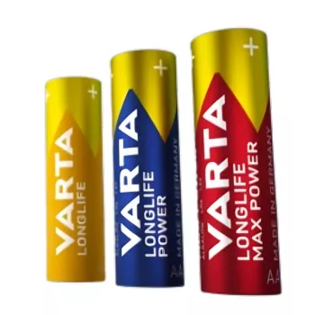Šarminės AA baterijos Varta LONGLIFE Cube 12 vnt. (04106 301 132)