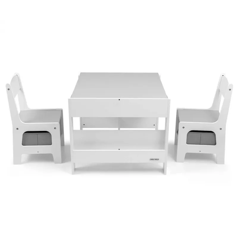 Vaikiškų baldų komplektas Milly Mally Sven White – modelis 5488, baltas
