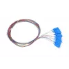 Pigtail rinkinys SC/UPC vienmodis Extralink G.652D 900µm FTTH 1,5 m 12 vnt. 12 spalvų
