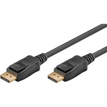 DisplayPort kabelis WENTRONIC 20 kontaktų, 2 m – greitas skaitmeninis vaizdo ryšys