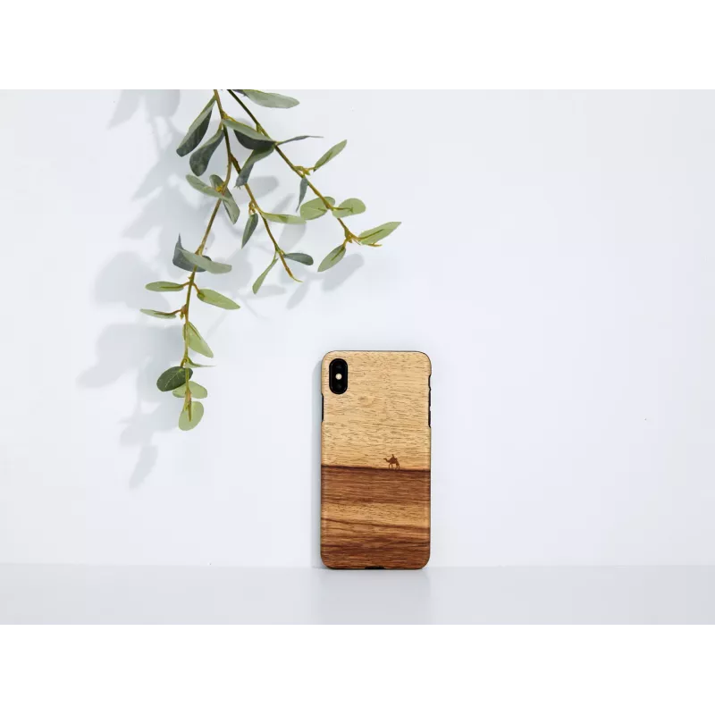 Apsauginis dėklas man and wood iPhone XS Max — terra black