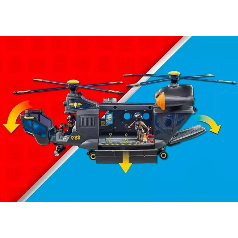 Žaidimų rinkinys Playmobil City Action 71149 su policijos figūrėlėmis ir transporto priemonėmis