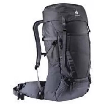 Kuprinė DEUTER Futura Air Trek 45 L – vyriška/moteriška alpinistinė kuprinė, 45 L (išplečiama iki 55 L), 2 kg, viršutinis pakrovimas, juoda