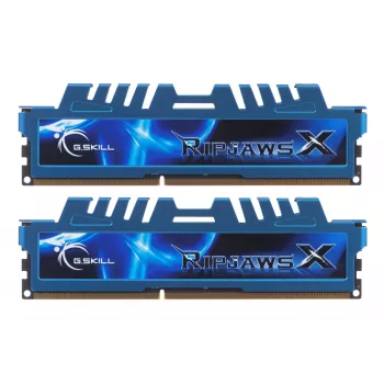 G.Skill 16GB Ripjaws X Dual Channel atminties rinkinys - Mėlyna (2x 8GB, DDR3 1600MHz, 1,5V, F3-1600C9D-16GXM, XMP paruoštas)