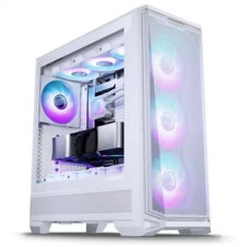 PHANTEKS Eclipse G400A PC korpusas + Glacier M25 Gen2 AiO skysčio aušinimas - Baltas