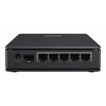 MikroTik hAP ax S maršrutizatorius — dviejų juostų 2,4/5 GHz, 1800 Mbit/s, 5x Ethernet (įsk. 2,5G), PoE, juodas