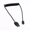 ROLINE USB 2.0 spiralinis laidas A – Micro B ST/ST 1,0 m ekranuotas (11.02.8317)