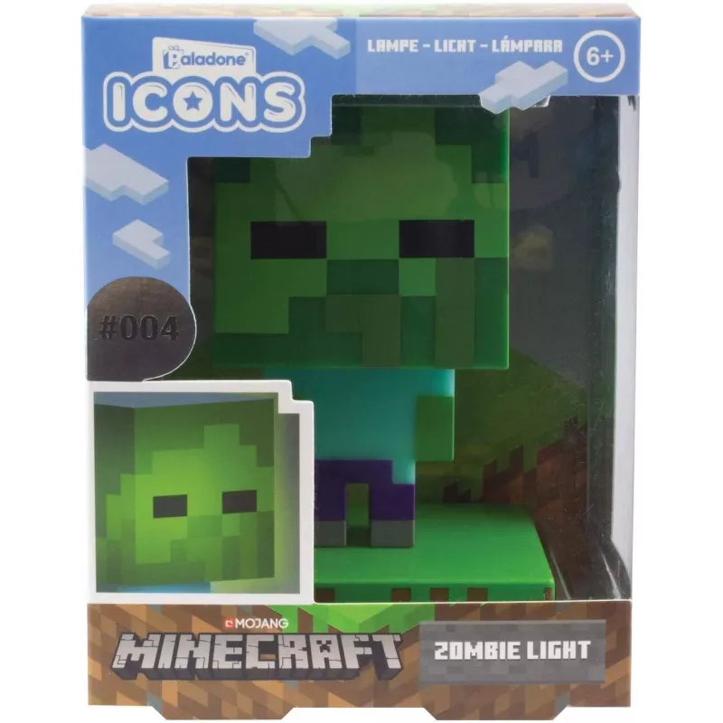 Stalinė lempa Paladone Light Minecraft Zombie PP6592MCFV4 LED