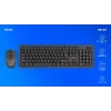 Savio KB-03 klaviatūros ir pelės rinkinys, laidas, USB, QWERTY JAV anglų, juoda