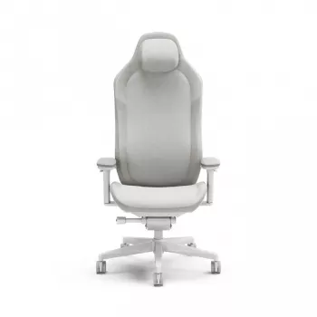 Fractal Design FD-CH-RE1F-02 žaidimų kėdė, balta, paminkštinta sėdynė