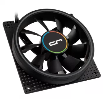 Ventiliatorius Cryorig Crona S 120 mm Juodas – 400–1700 RPM, 16,5–29,7 dB, 60.6 CFM, 2.65 mmH₂O