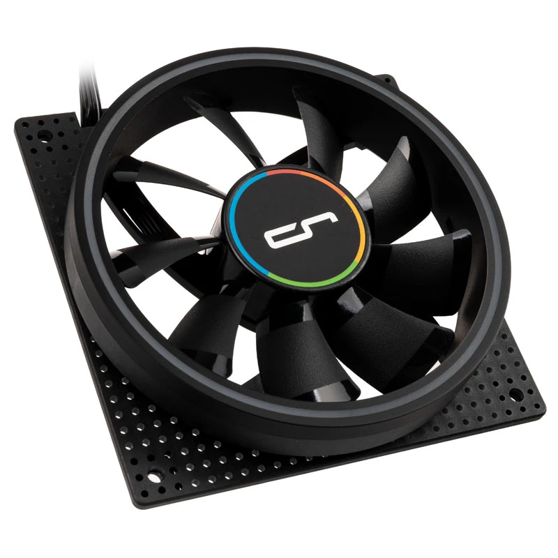 Ventiliatorius Cryorig Crona S 120 mm Juodas – 400–1700 RPM, 16,5–29,7 dB, 60.6 CFM, 2.65 mmH₂O