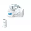 BRITA vandens filtras čiaupui 1.2023.0413, 3 režimai, 5 pakopų kasetė, 600 l talpa, baltas, 5 čiaupo adapteriai