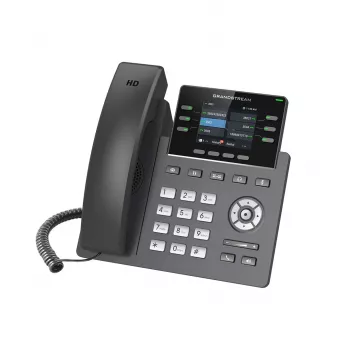 IP telefonas Grandstream GRP2613W juodas 4 linijos TFT 2,4 colio