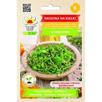 Juodos saulėgrąžų sėklos PNOS daiginimui, 20g pakuotė