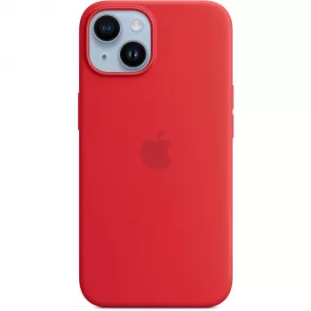 Apple iPhone 14 Silikoninis dėklas su MagSafe, (PRODUCT)RED