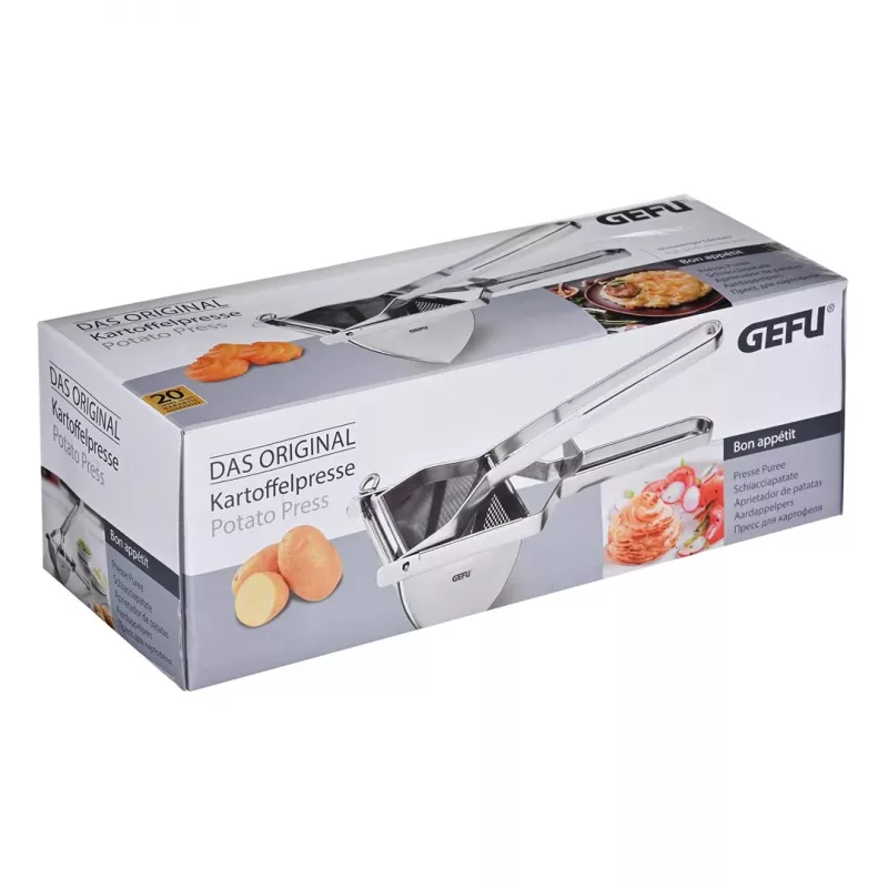 Bulvių presas GEFU ORIGINAL 13300, nerūdijantis plienas, rankinis virtuvinis presas