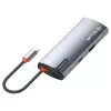 USB-C šakotuvas Tellur TLL321061 su PD 3.0 100W, HDMI išvestimi ir 3× USB 3.0 prievadais