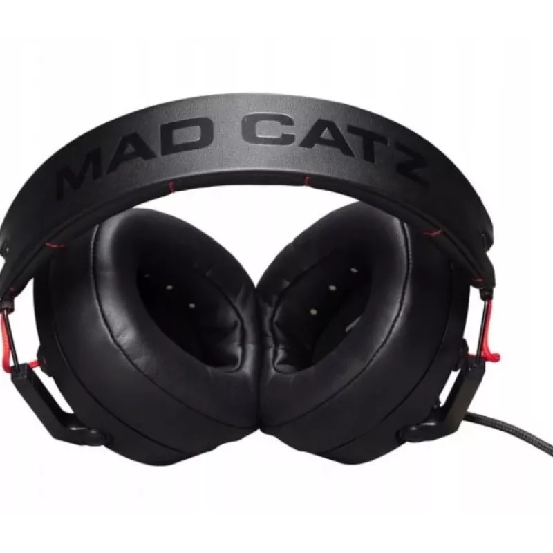 Ausinės mad-catz P.I.L.O.T. 3 – laidinės binauralinės žaidimų ausinės, 3,5 mm, 50 mm tvarkyklės, 105 dB jautrumas, juodos