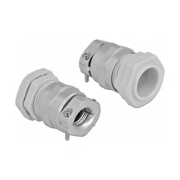 Kabelio įvadas DeLOCK 60360 pilkas metalas plastikas 1 vnt.