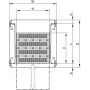 SCHROFF 19''- / stovo lentyna ištraukiama - 19\FA AUS 2HE C=500 RED 7035 (22130352)