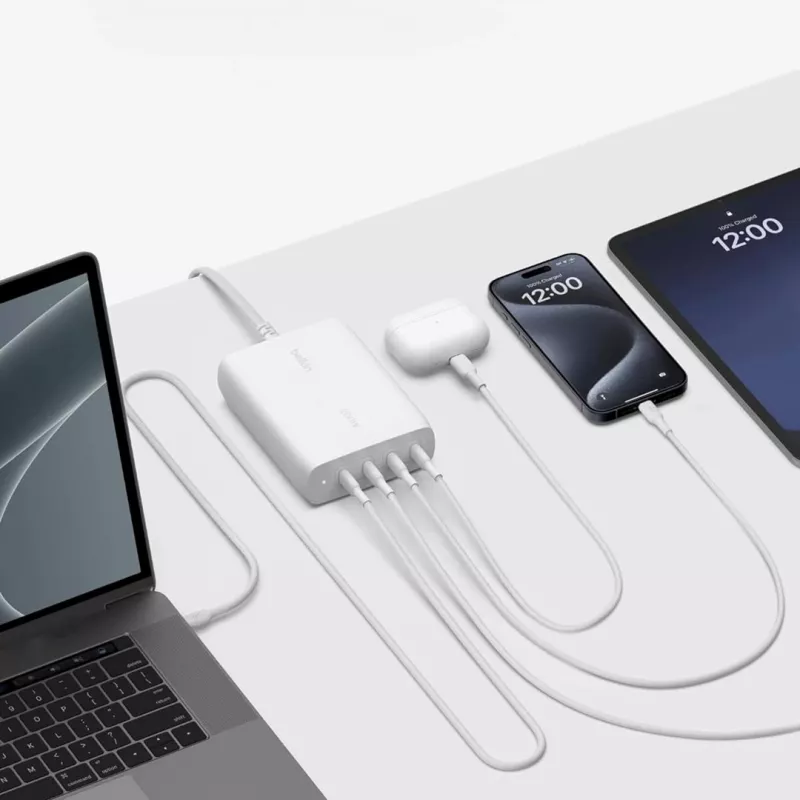 Belkin WCH010VFWH belaidžio įrenginio įkroviklis Baltas Vidaus naudojimui