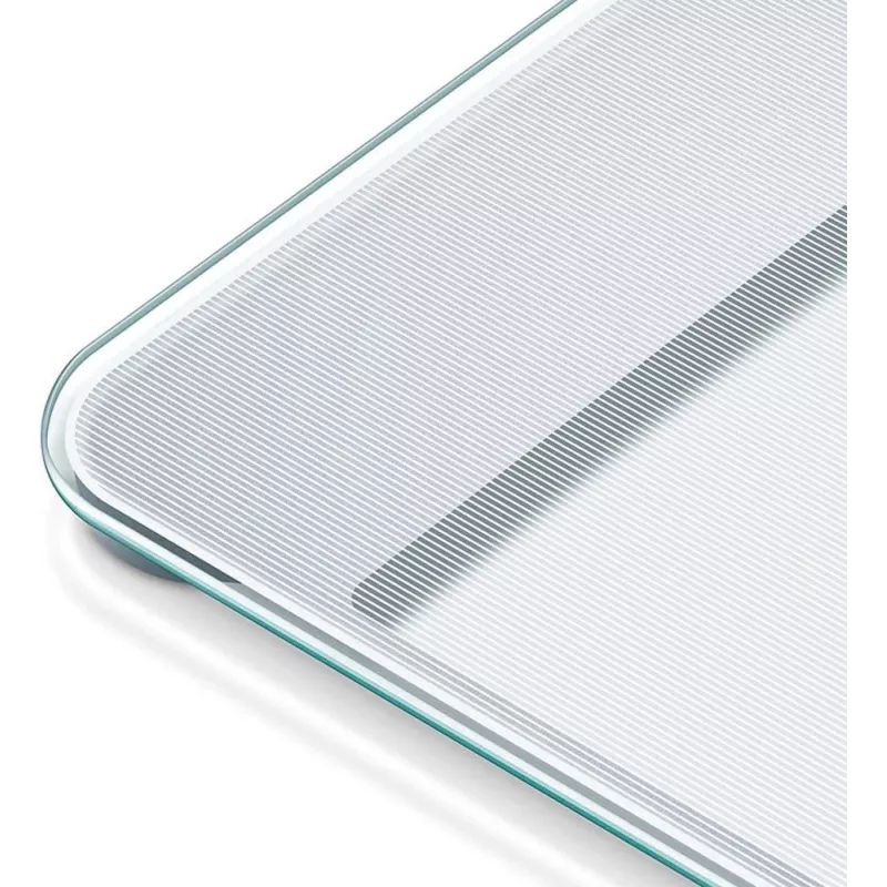 Beurer BG 13 Square Grey, Transparent – asmeninės elektroninės svarstyklės
