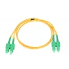 Extralink Patch Cord SC/APC-SC/APC, vienmodis, duplex, G657A, 3 mm, 2 m