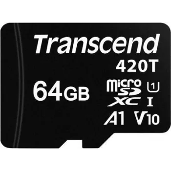 Transcend atminties kortelė 64 GB UHS-I / Class10 microSDXC (TS64GUSD420T)