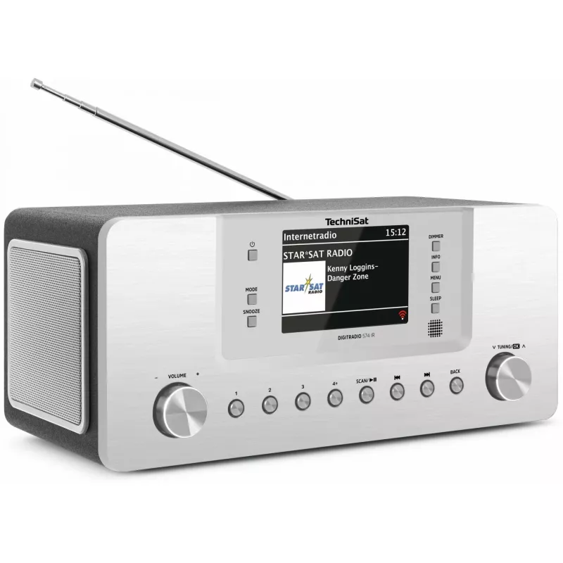 TechniSat DigitRadio 574 IR - Garso sistema - 2 x 5 W - Sidabrinė (0001/2951)