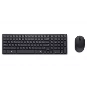 Belaidis klaviatūros ir pelės rinkinys Dell KM555 tylus, EST (QWERTY), 580-BBVQ
