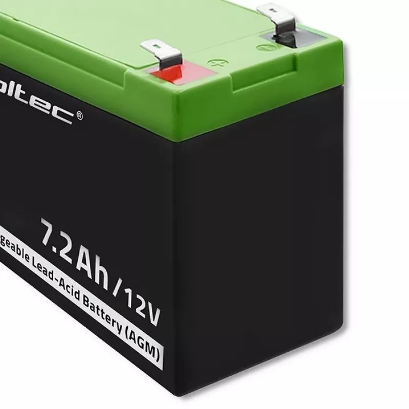 Qoltec 53062 AGM akumuliatorius | 12V | 7,2 Ah | max 108A