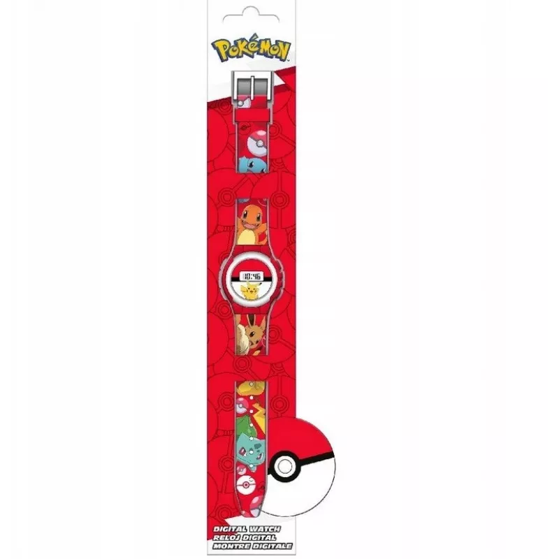 Vaikiškas laikrodis Euroswan Pokemon modelis POK4374 – analoginis/digitalinis rankinis laikrodis