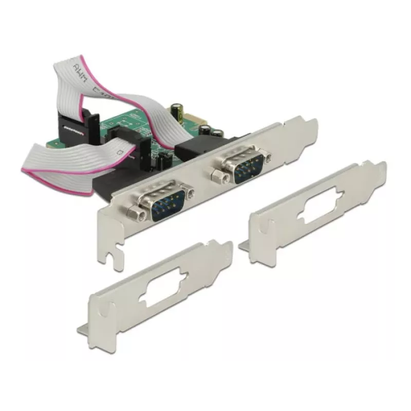 DeLOCK 89641 PCIe kortelė su dviem RS-232 prievadais