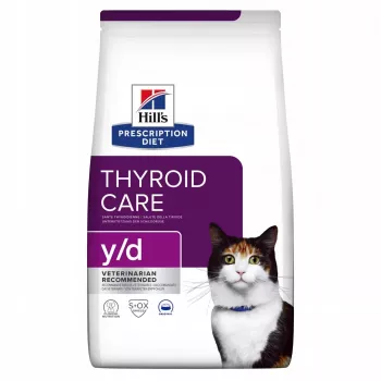 HILL'S PRESCRIPTION DIET Feline y/d Sausas kačių ėdalas 1,5 kg