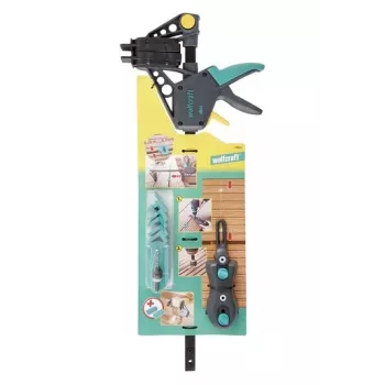 Gnybtinis spaustuvas Wolfcraft Deck Building Set 10 dalių