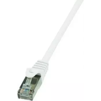 Tinklo kabelis LogiLink 10m RJ-45 Cat6 Baltas F/UTP