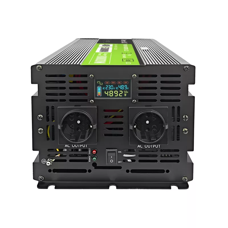 LCD keitiklis 48V 5000W/10000W grynas sinusas su ekranu