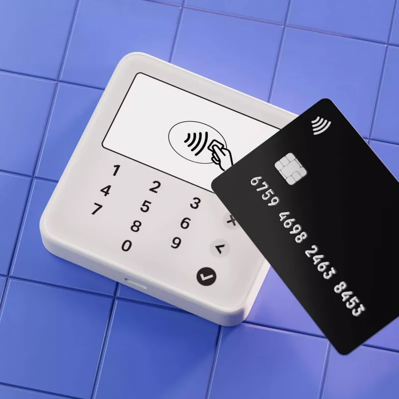 Kortelių skaitytuvas SumUp RDR-SUL-010 – bekontaktis (NFC) ir lustinis (EMV) mokėjimas