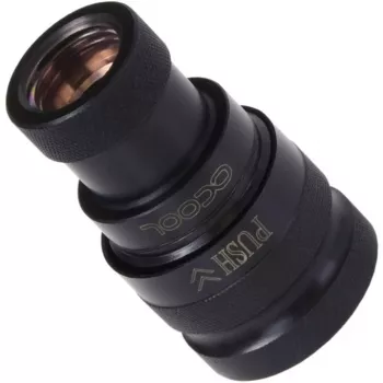 Eiszapfen greito atjungimo mova G1/4 vidinis sriegis - Deep Black (juoda matinė)