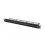 LANBERG PPU5-1048-B 1U, 48 prievadų Cat5e, juoda, 445×102×44.5 mm